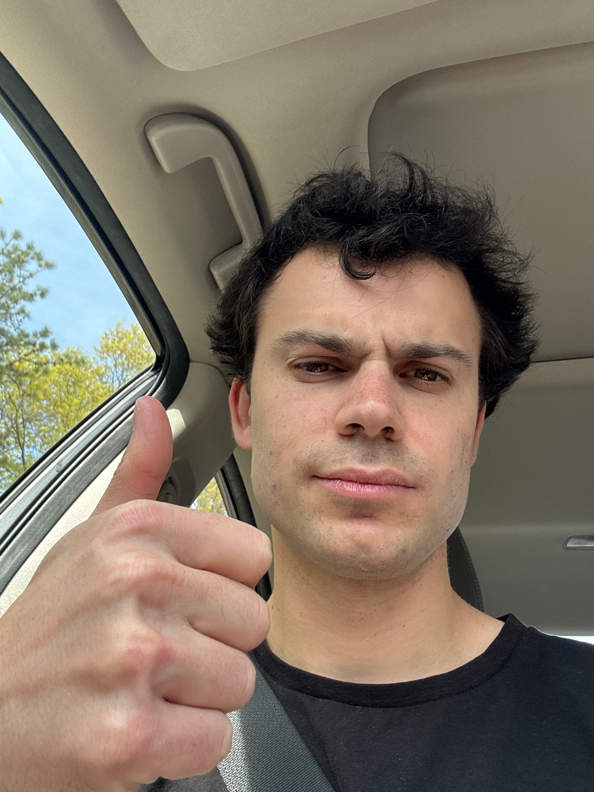 erik's entry to Timothée Chalamet Lookalike Contest